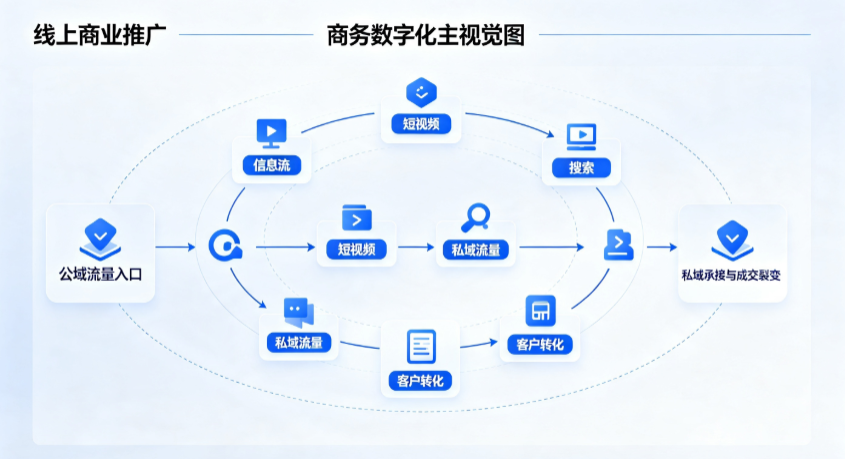 梅州线上商业推广怎么做？全域流量闭环搭建与低成本转化实战指南